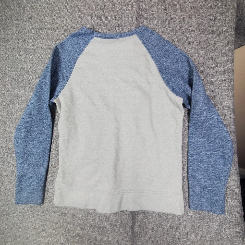 Tony Hawk Sweatshirt Mens Small Crew Neck Pullover Colorblock Fleece Gray